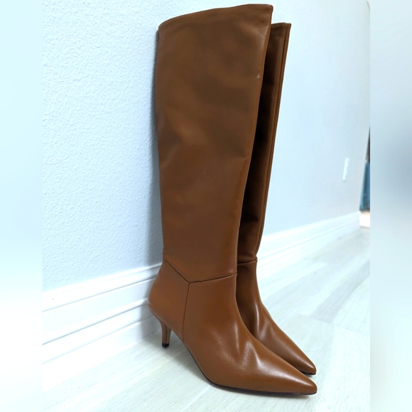 Souliers Martinez Elena Leather 60mm Boots - Picture 1 of 11